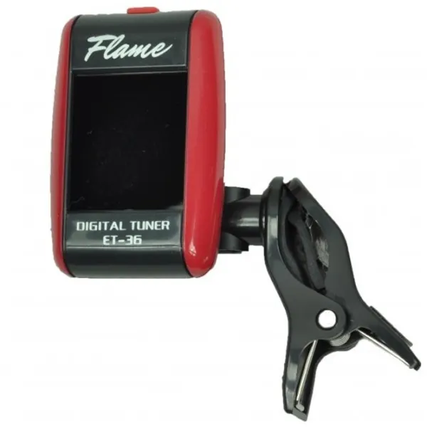Tuner pentru chitară Flame ET 36 TUNER 400177 Black/ Plastic photo 1
